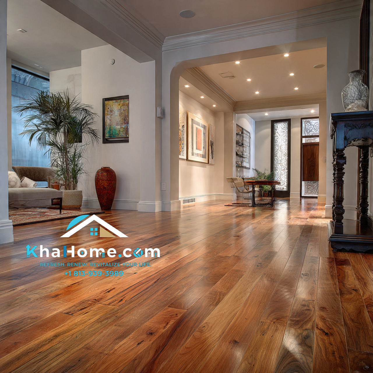Natural Wood Flooring Installation Project